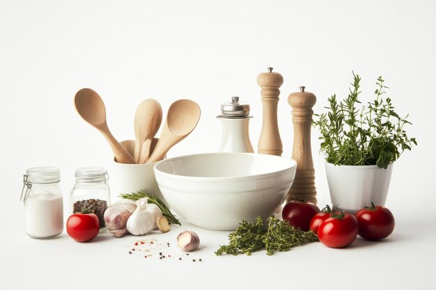 Nádoba s čerstvými surovinami